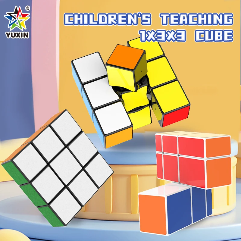 

YuXin 1x3x3 зеркальный куб YuXin 1x3x3 гибкий куб профессиональные игрушки-головоломки интеллектуальные игрушки подарок для детей
