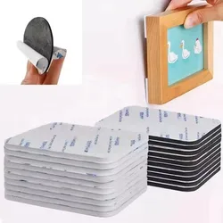 50Pcs Foam double sided adhesive tape Black White Strong EVA Sticker Installation Fixing Pad for Auto Home Decoration Sticker