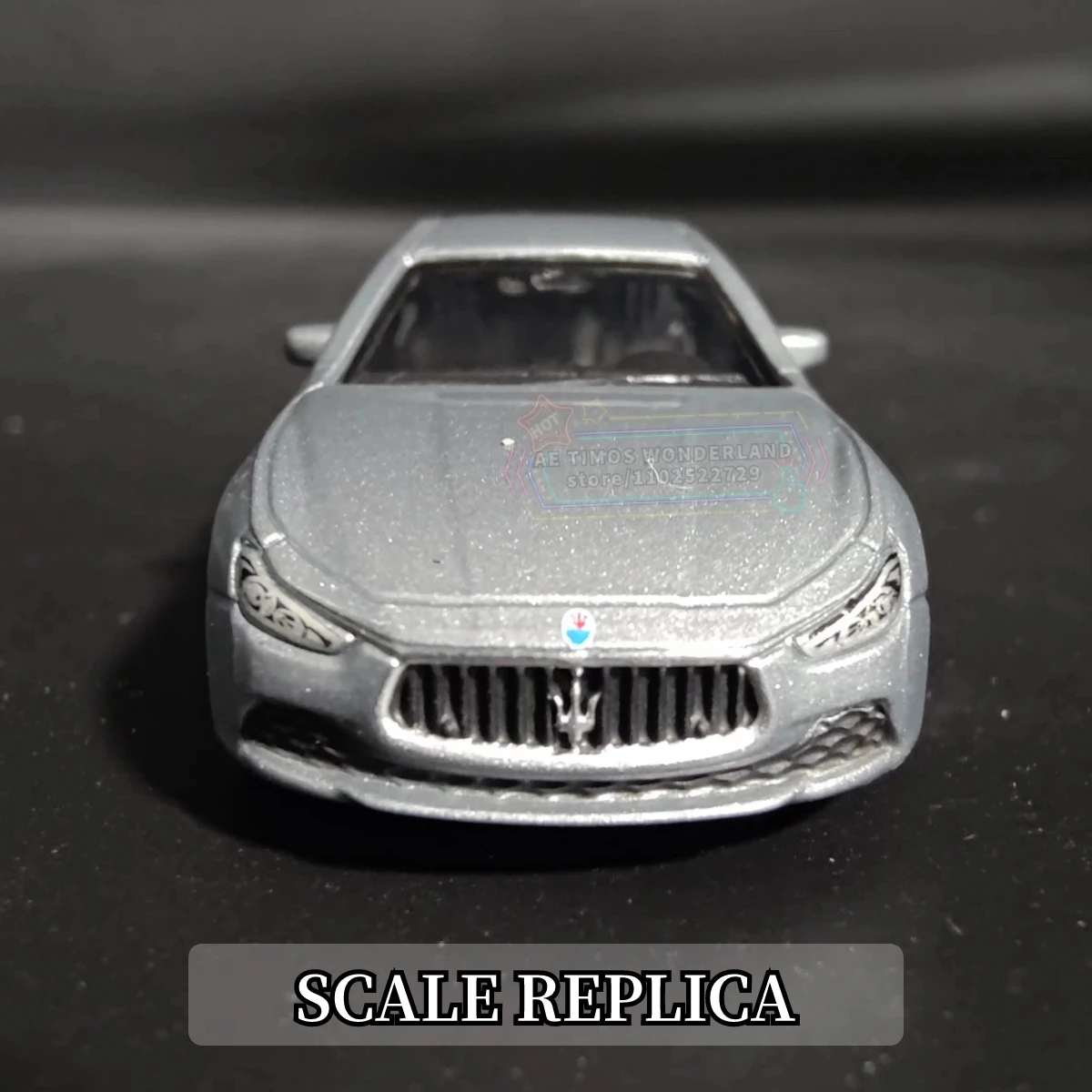 Scale 1/64 Maserati Ghibli Replica Mini Sport Car Model Metal Miniature Art Figure Vehicle Diecast  Kid Boy Xmas Gift Toy