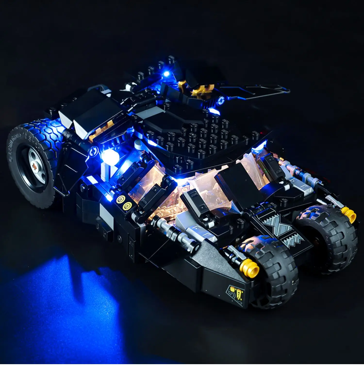 레고 DC 배트맨 배트모빌 텀블러 스크레워 쇼다운 76239에 적합한 모델 LED 조명 세트 없음(빌딩 블록은 포함되지 않음)