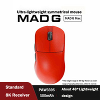 Original FGG Madlions Mad G Pro Max Paw3395 Ultra-lightweight Gamer Mouse Wireless 1K Dual-Mode Low Latency Customized Gift