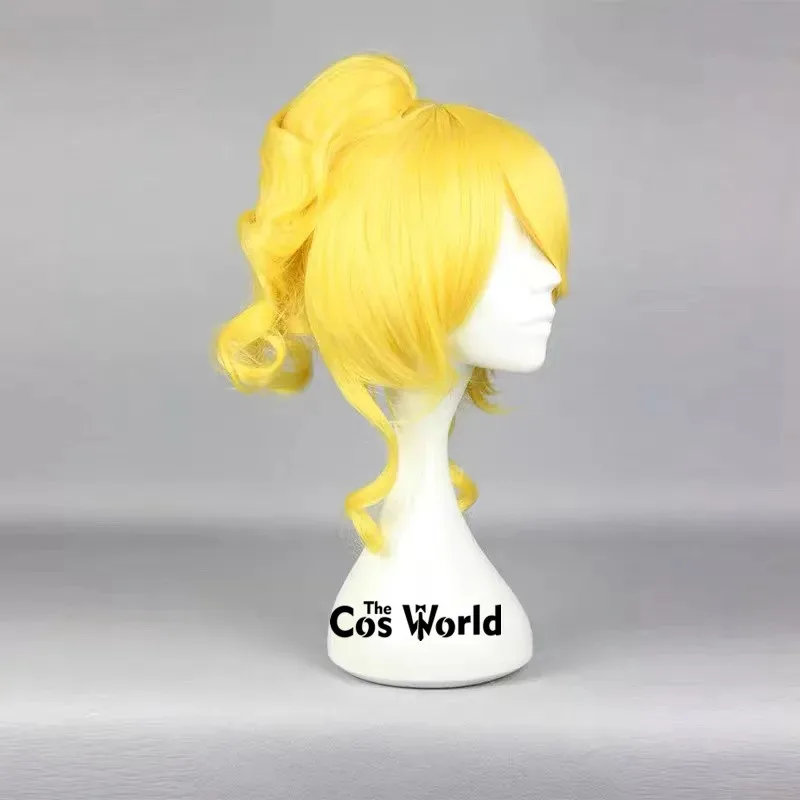 

zizi 2025 Love Live Ayase Eli 45cm Medium Long Anime Cosplay Wigs Fiber Heat Resistant Synthetic Hair + Wig Cap
