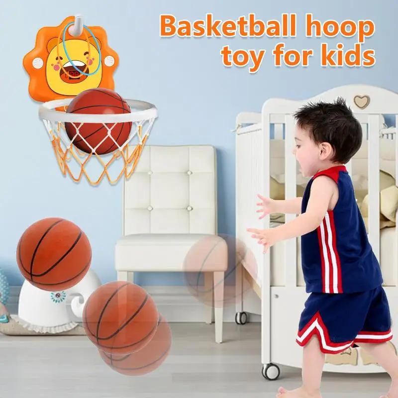 Mini Basketball Hoop Mini Wall Mounted Toy Basketball Hoop Automatic Scoring Indoor Hoop Birthday Gift For Girls And Children