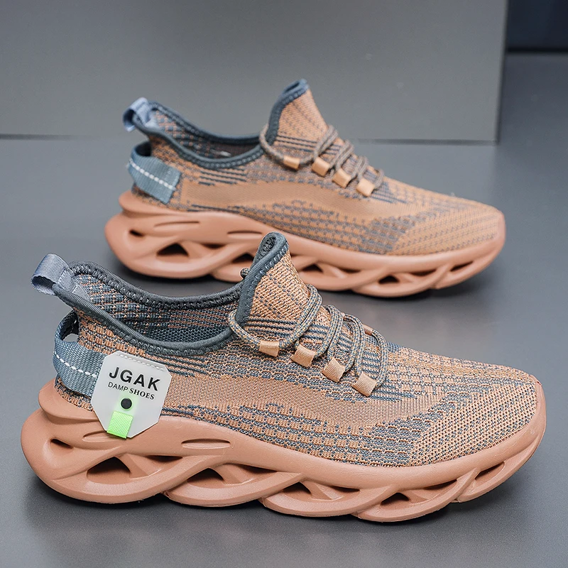

YRZL Mens Walking Shoes Sneakers Lightweight Running Shoes Breathable Anti Slip Comfortable Sports Casual Shoes for Men Jogging