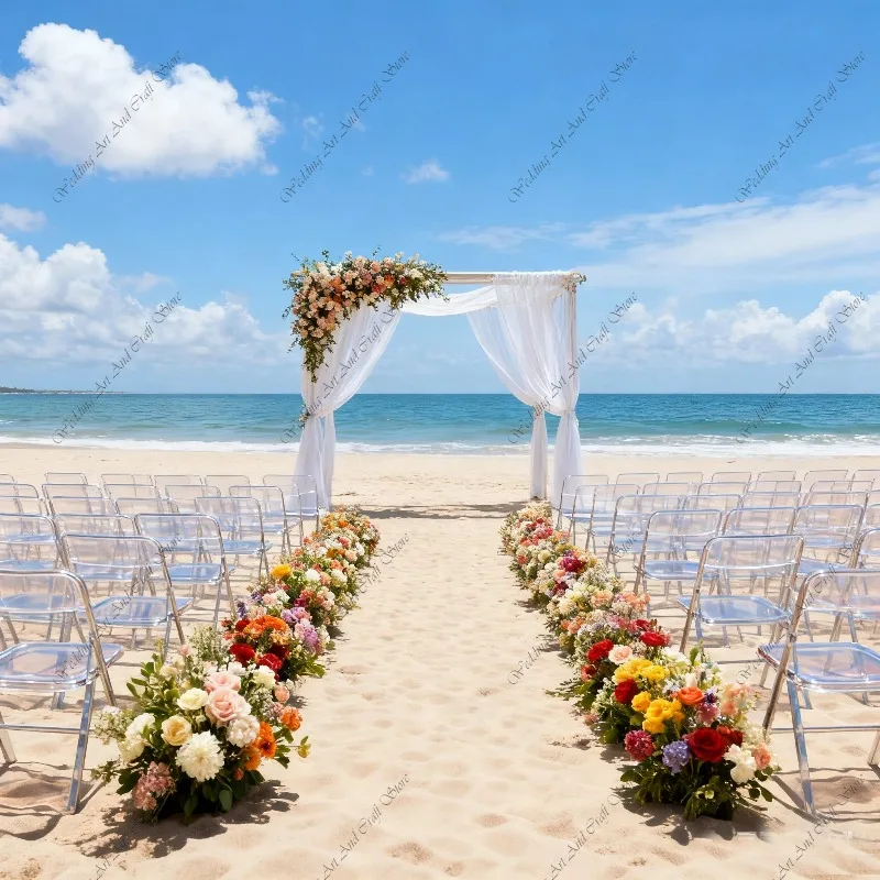 24pcs Nordic Transparent Chair Light   Gold Outdoor Folding Chair Wedding Acrylic Stainless Steel Hotel Party Event ivy33