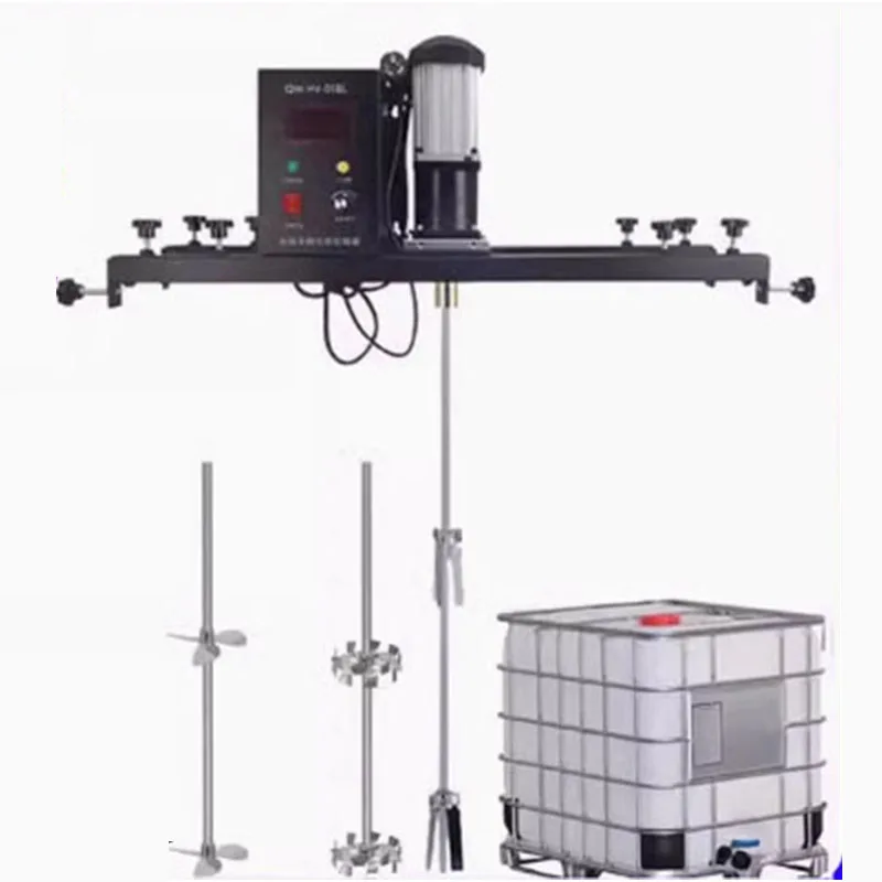 Servo Electric IBC Bucket Mixer Coating Glue Resin Laundry Detergent Mixing and Stirring Machine Low Noise and Adjustable Speed