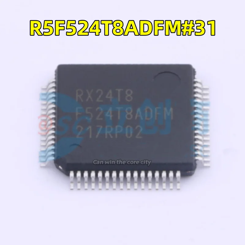 5-100 PCS / LOT New R5F524T8ADFM # 31 Screscreen RX24T8 LQFP-64 32 bit Microcontroller MCU Spot