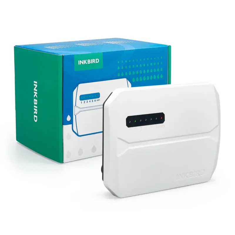 Inkbird IIC-600-WIFI 6-Zone Smart WiFi-Connection Irrigation Controller for Lawn Garden Yard