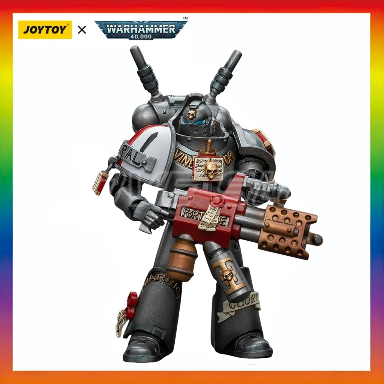 

In Stock Original JOYTOY Warhammer 40K Grey KnightsInterceptor SquadInterceptor with Incinerator 1/18 Action Figure Model Gift