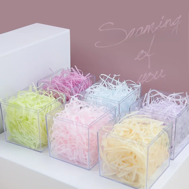 

0.5kg/1.5kg Pack Colorful Shredded Paper DIY Wedding Party Candy Gift Box Filling Material Christmas Packaging Filler Home Decor