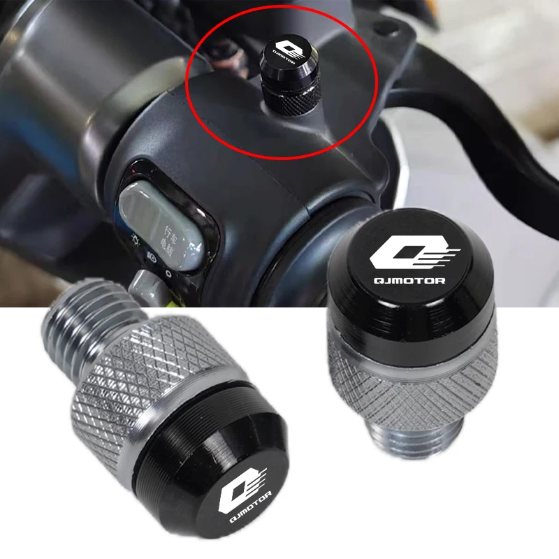 Bouchons de trou de miroir CNC pour moto, vis, boulons, couvercles pour Qjmotor Srt Srk Srv 250 300 550 650 800 S Qj 500S 300S, accessoires