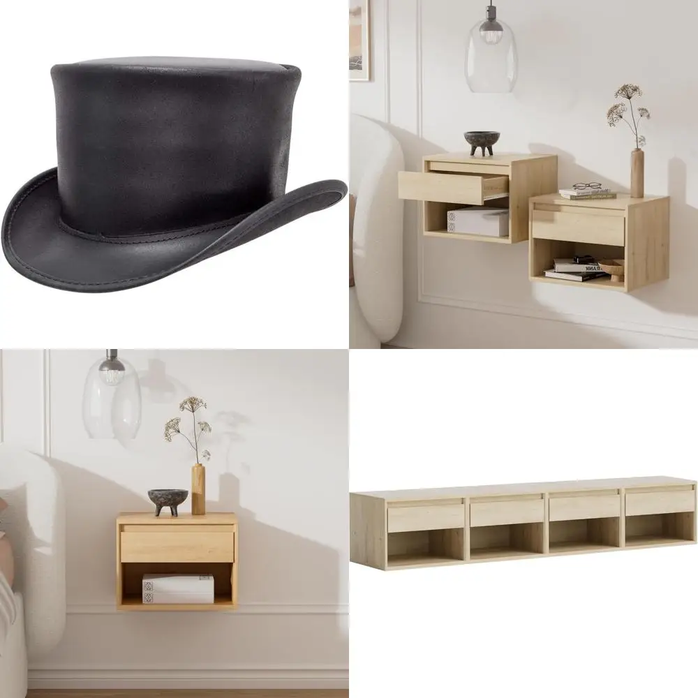 قبعة علوية من الجلد للرجال والنساء - قبعة كلاسيكية على طراز El Dorado بتصميم أنيق #1