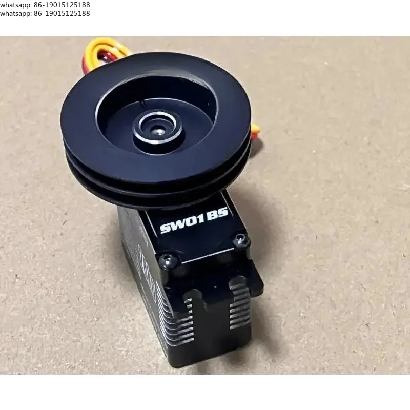 Aluminum shell waterproof77g28kg Digital steel gear sailboat servo system SW01BS, suitable for sailboats1T-8Twith multiple coils