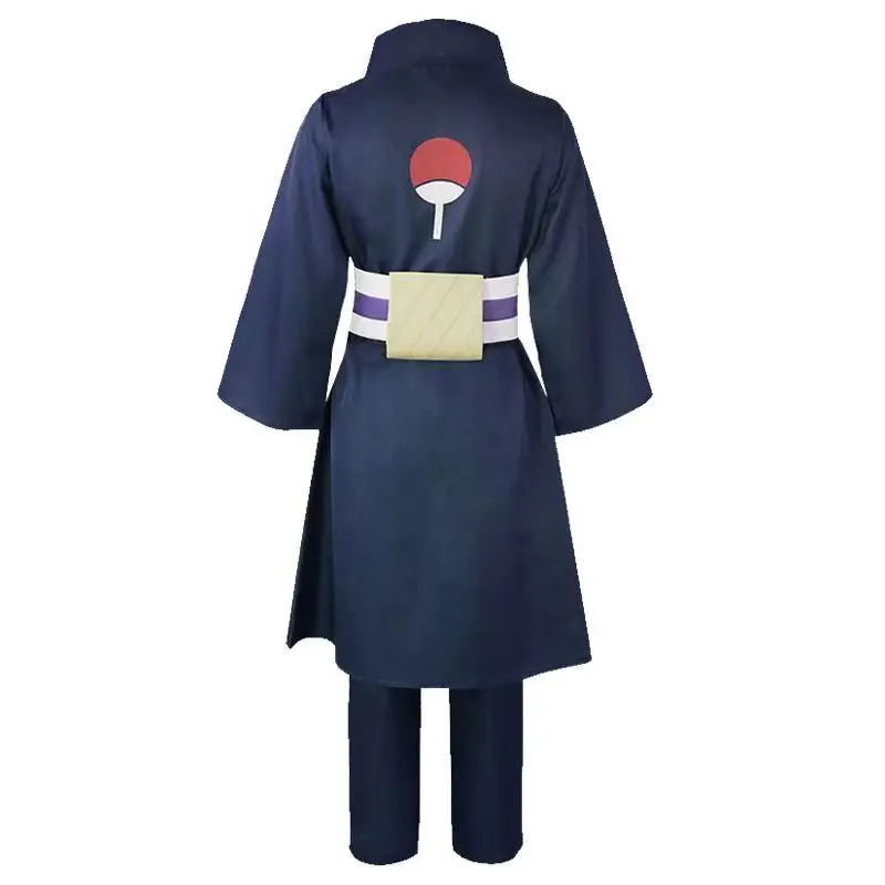 Anime Uchiha Obito Cosplay Costume Halloween Costumes for Women Men Ninja Japanese Robe Kimono Performance Festival Unisex view 6