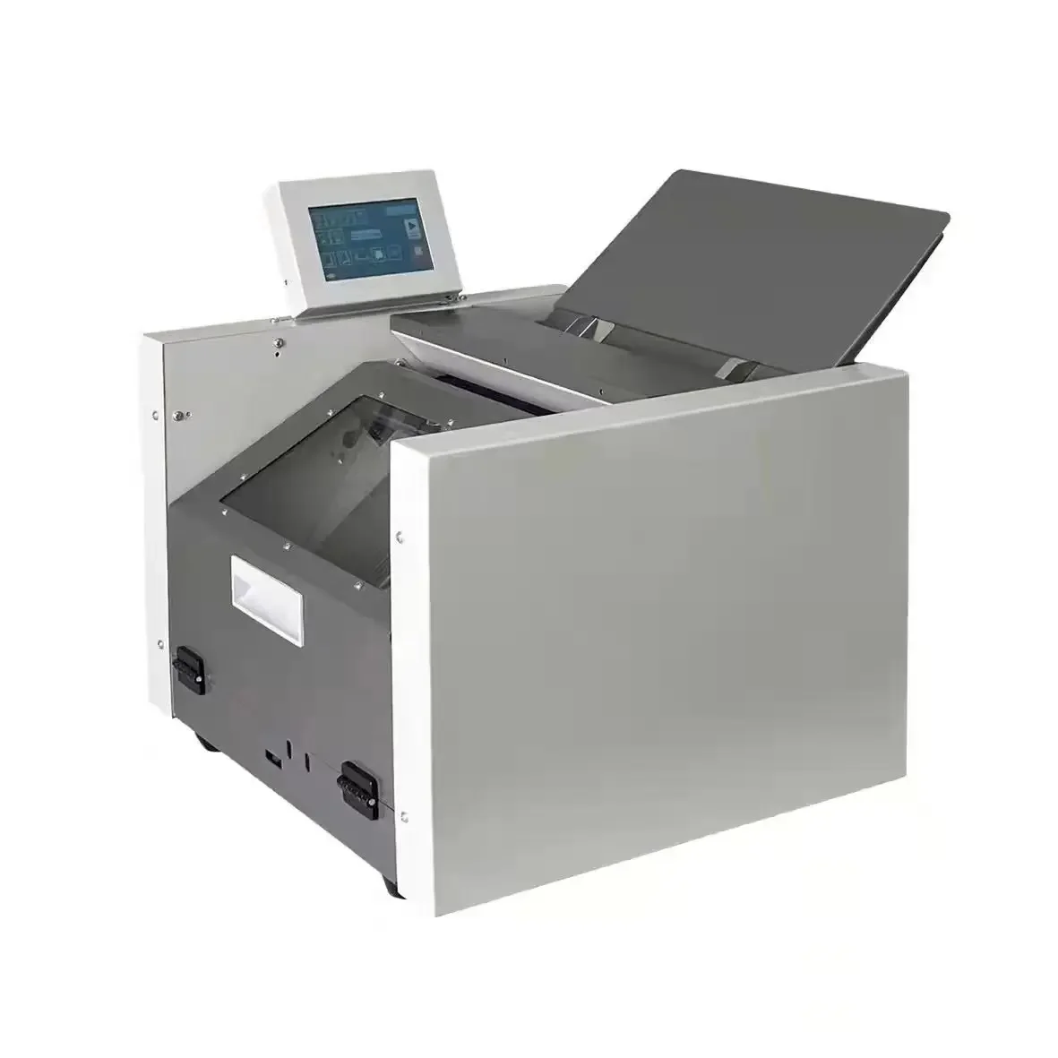 Automatic Booklet Maker A3 Catalog Folding Machine A4 Staple Binding brochure Staple Saddle Stitch for book printing shop