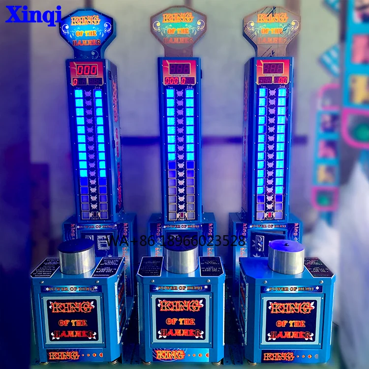 

Cheap Price Indoor Coin Operated High Striker Game Arcade Hammer Hitting Game Machine Boxing Game Machine