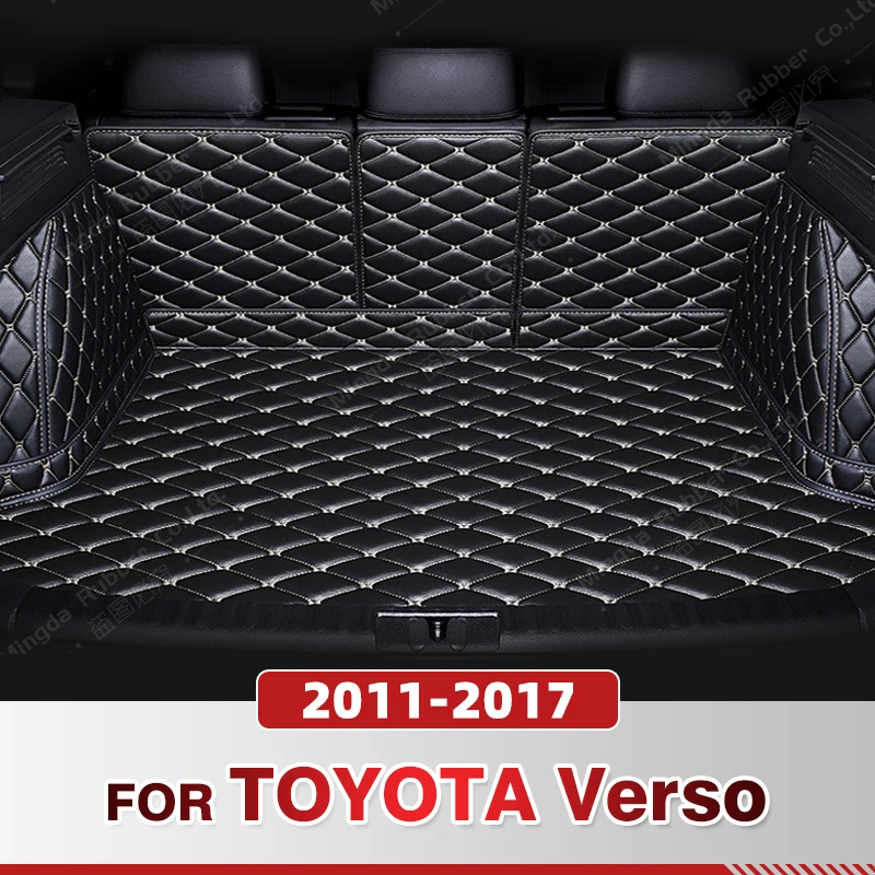 

Auto Full Coverage Trunk Mat For Toyota VERSO 5-Seat 2011-2017 12 13 14 15 16 Car Boot Cover Pad Interior Protector Accessories