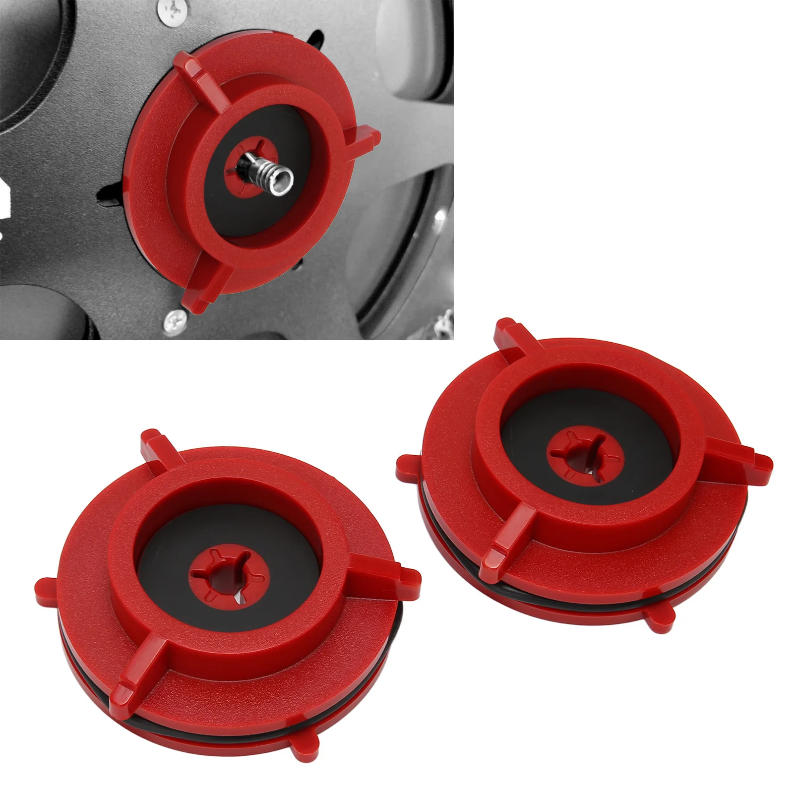 

Пара профессиональных адаптеров NAB Hub для катушечных магнитофонов с резиновыми вставками для ReVox и Akai