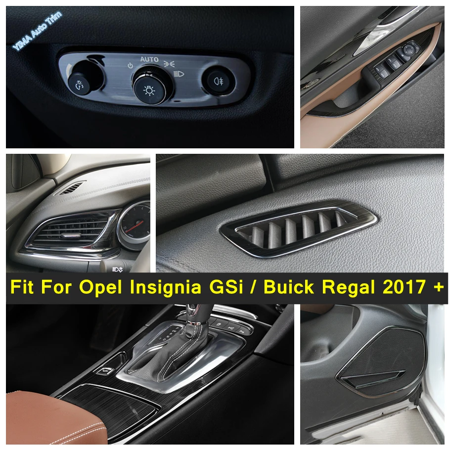 

Car Glass Lift / Door Stereo Speaker / Gearbox Panel Cover Trim Kit For Opel Insignia GSi / Buick Regal 2017 - 2023 Accessories