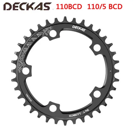 Deckas 110/5 BCD 110BCD вело звезда 36T-58T черная алюминий