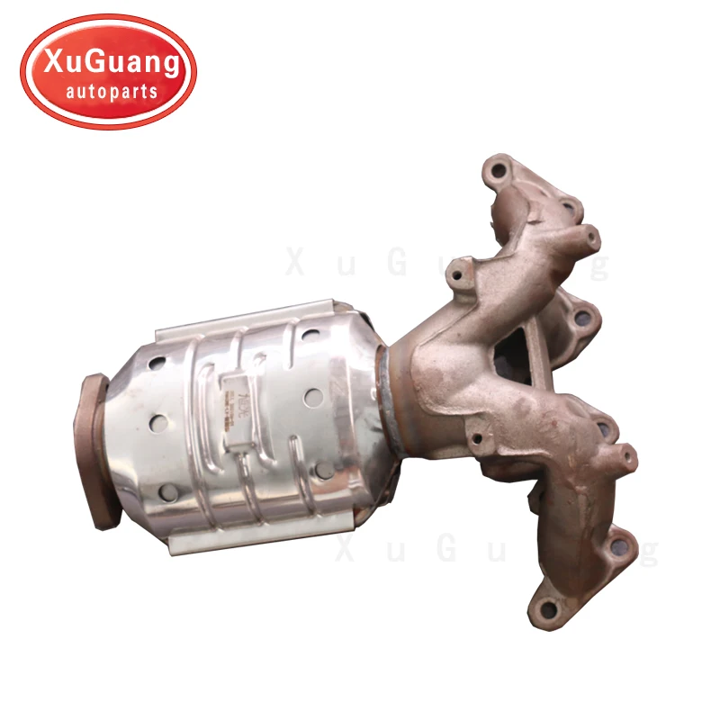 XG-AUTOPARTS Euro1 Euro4 Obdii Epa Exhaust Catalytic Converter For Hyundai Elantra With Cast Iron Manifold Inlet Part