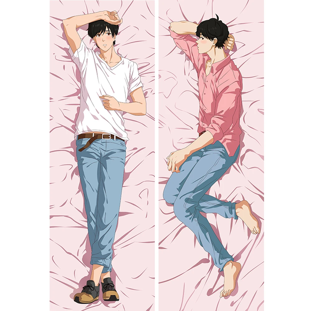 Anime Decorating Pillow Case Banana Fish Eiji Okumura Ash Lynx Dakimakura 2-Side Print Hugging Body Cushion Cover Otaku Waifu