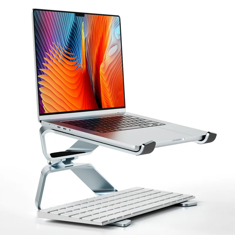 Aluminum Laptop Stand Angle Adjustable Notebook Holder Cooling Base for MacBook Air Pro 13 15 17 inch Dell Lenovo Xiaomi Samsung