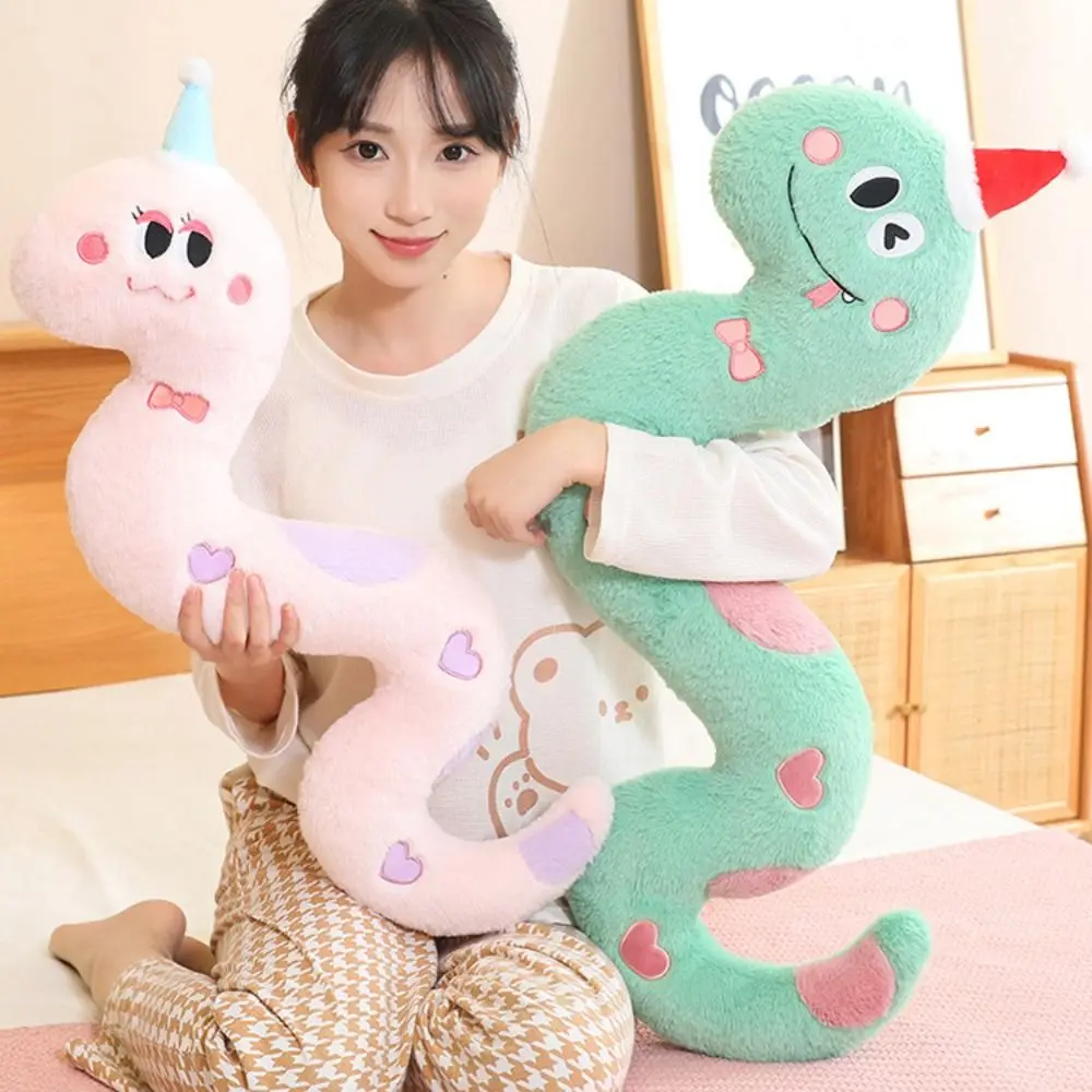 

Plush Year of The Snake Plush Toy Little Snake Wrap Around Arm Snake Stuffed Plush Doll Comfort Soft Green Snake Animal Doll