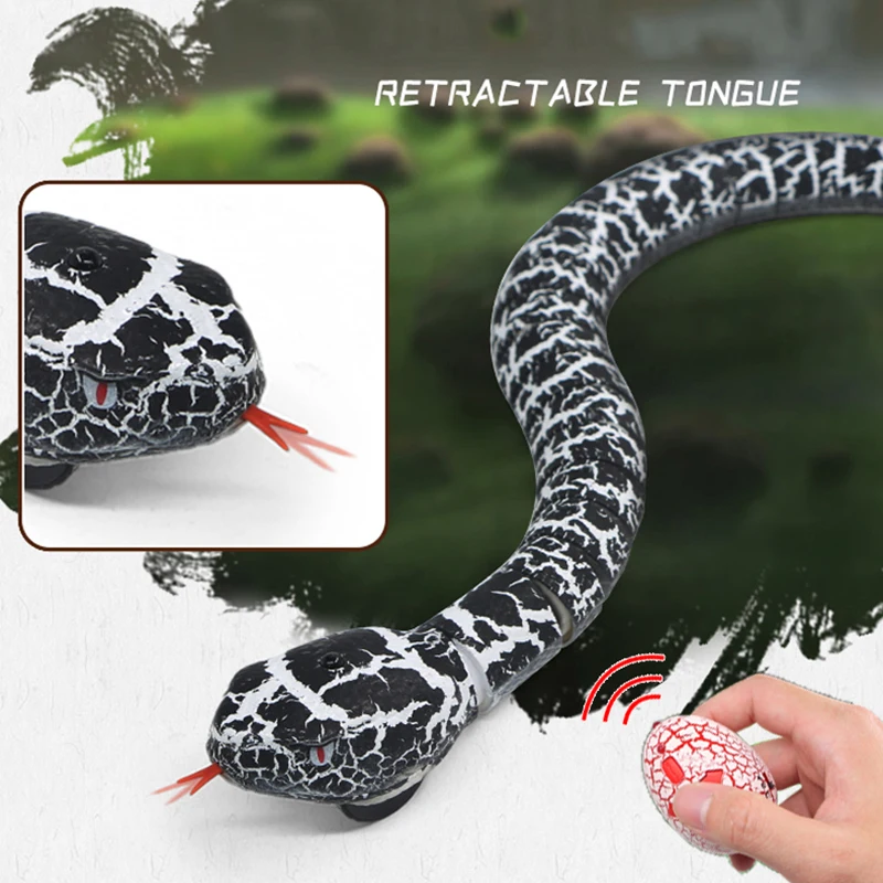 Remote Control Snake Toys for Kids Boys Children Girls Animals Cat Pets Prank Spider Shark Rattlesnake Electric Cobra RC Robots