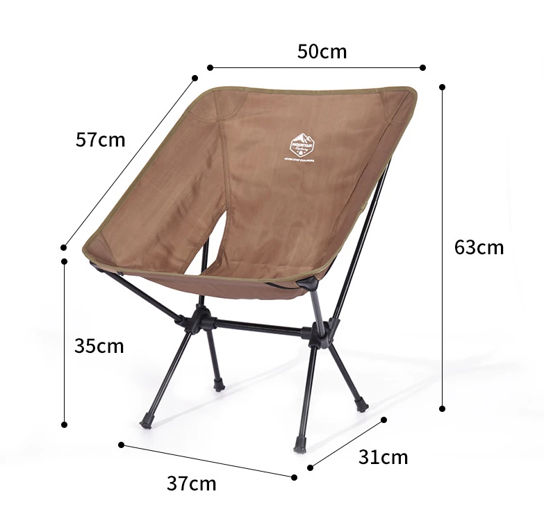 Portable Camping Chairs Outdoor High Back Chair For Fishing Trekking BBQ Parties Gardening Indoor Use