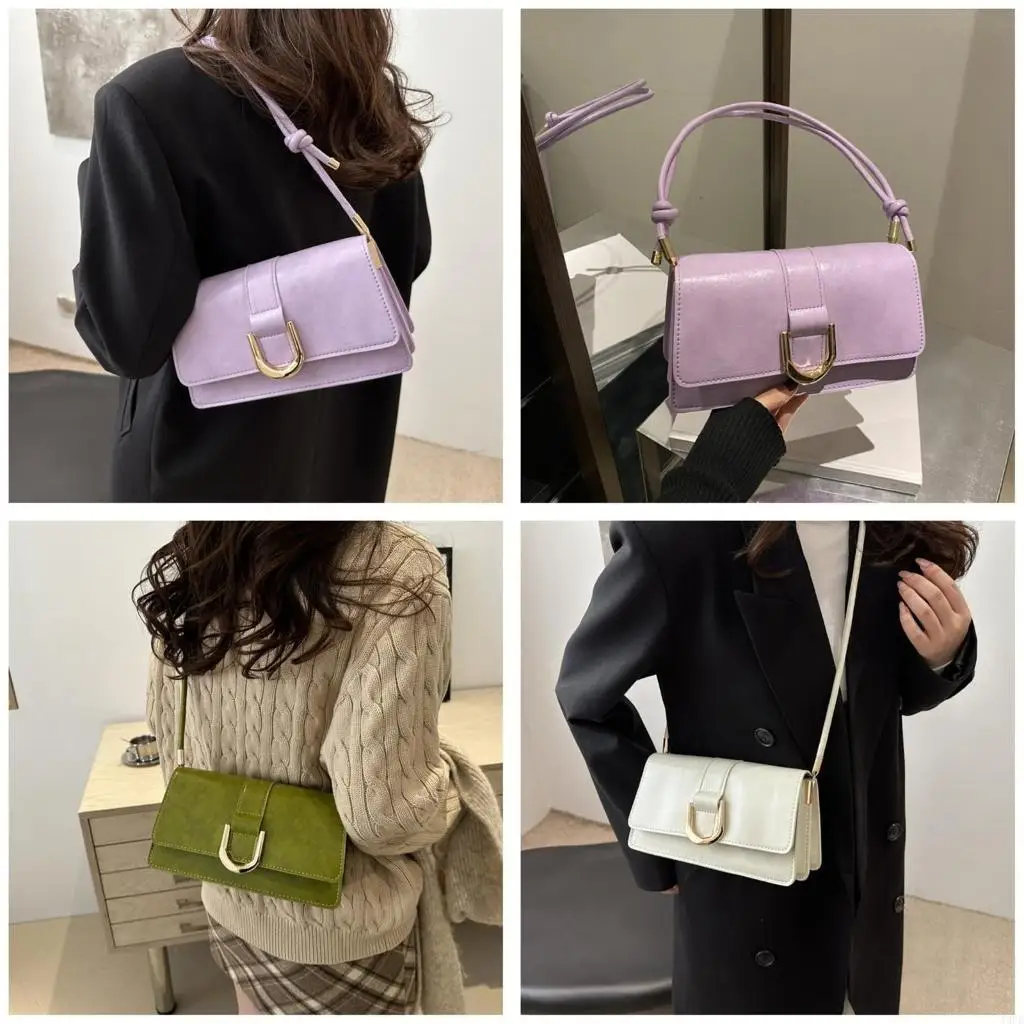 

Unique Square Bag PU Shoulder Crossbody Bags For Work Shopping Or Social Event