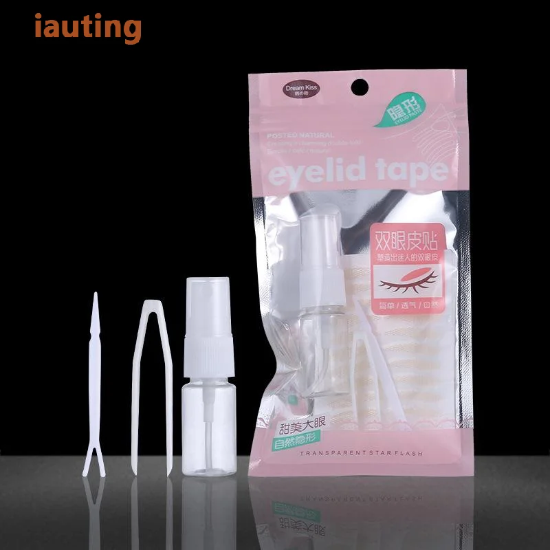 Invisible Fiber Eye Lift Stickers Waterproof Breathable Double Eyelid Tape Lift Sagging Eyelids Lace Mesh Eyelid Sticker Eyelid