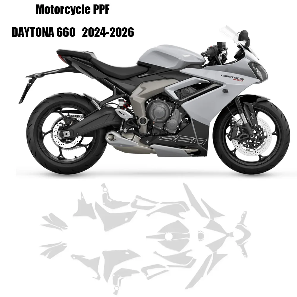 

DAYTONA 660 2024-2026 Motorcycle PPF TPU Protective Film DAYTONA660 DAYTONA 660 Accessories Paint Invisible Fairing Protection
