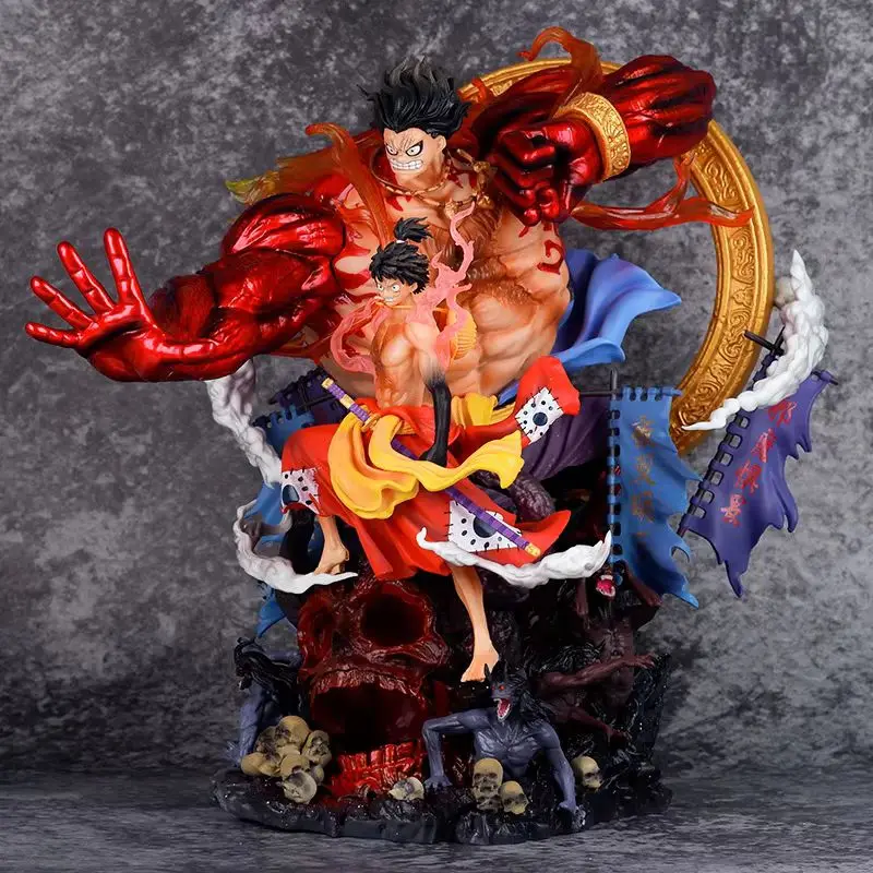 Figura de Luffy de una pieza, modelo Aryaacalanatha, rey pirata, estatua de Luffy, figuras de Manga, figura de acción de Anime GK, coleccionar juguetes de regalo