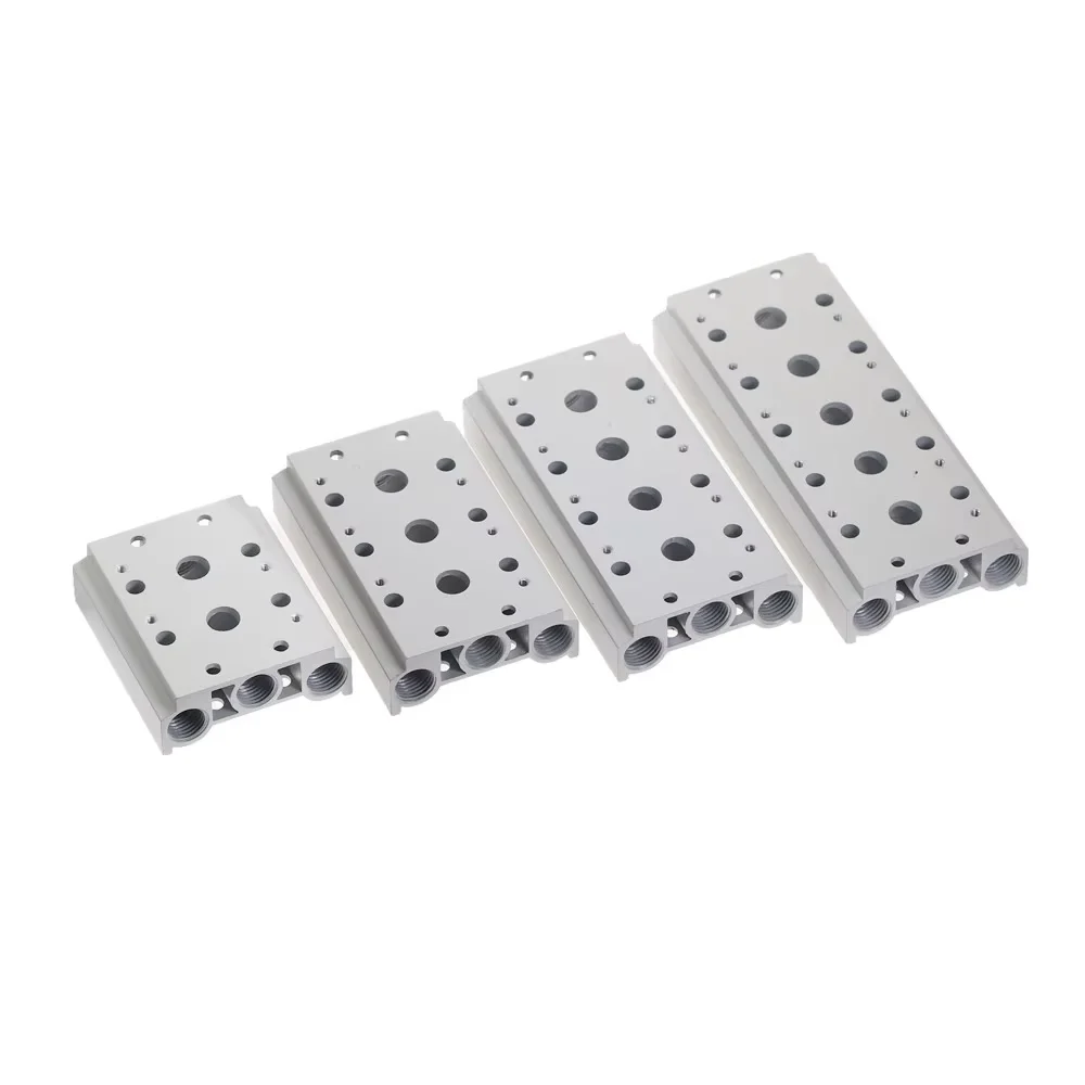 4v210 Pneumatic Solenoid Valve Manifold 100M/200M/300M-1/2/3/4/5F Solenoid Valve Base