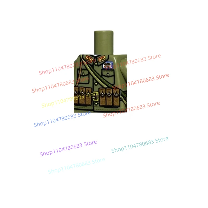 

MOC Military Building Blocks, Dolls, Anti-Japanese War Division Machine Gun Group, Mosaic Toys, Gifts and Ornaments Collection.