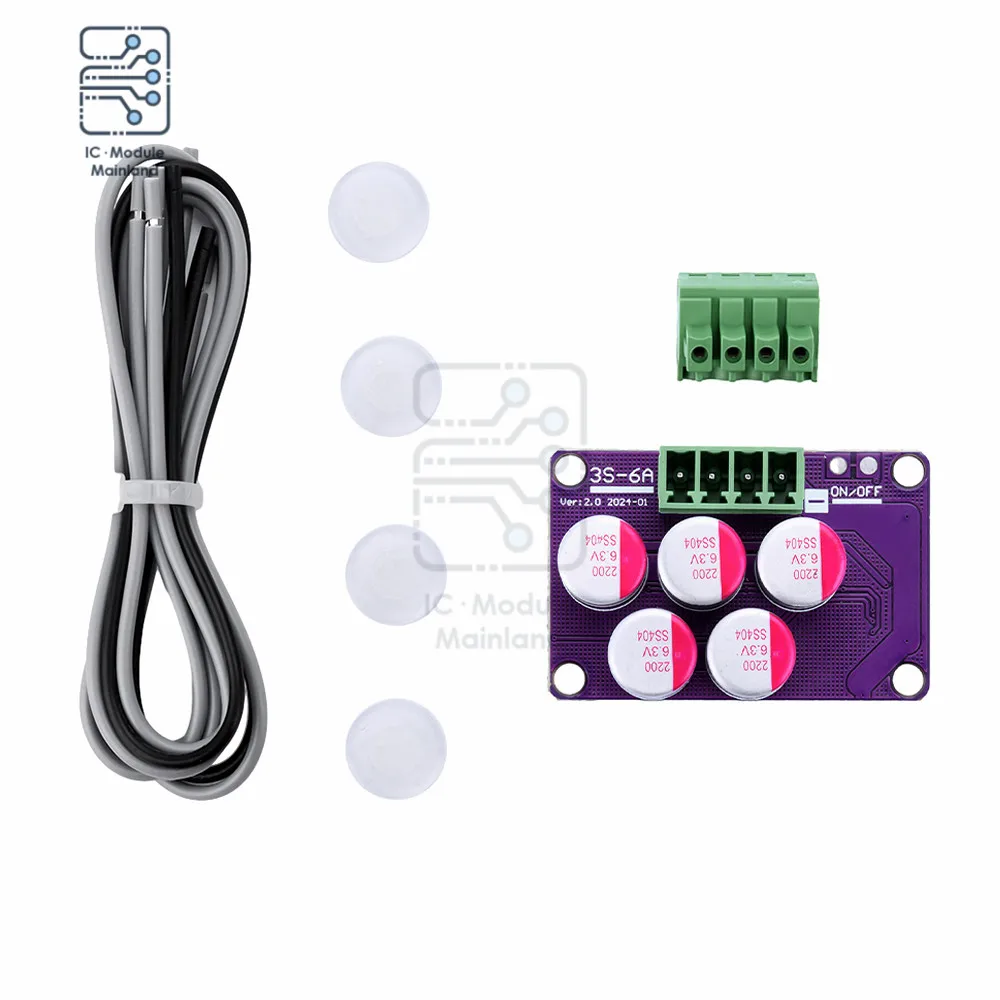 3S 4S 6S 17S Li-ion Battery Equalisation Plate Active 6A High Current Li-Polymer for High Accuracy