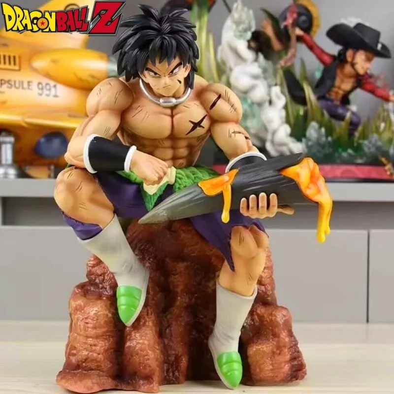 

Dragon Ball Super Figure 24cm Saiyan Broli Anime Figures Broly Figurine Pvc Statue Model Doll Collectible Desk Decora Xmas Gift