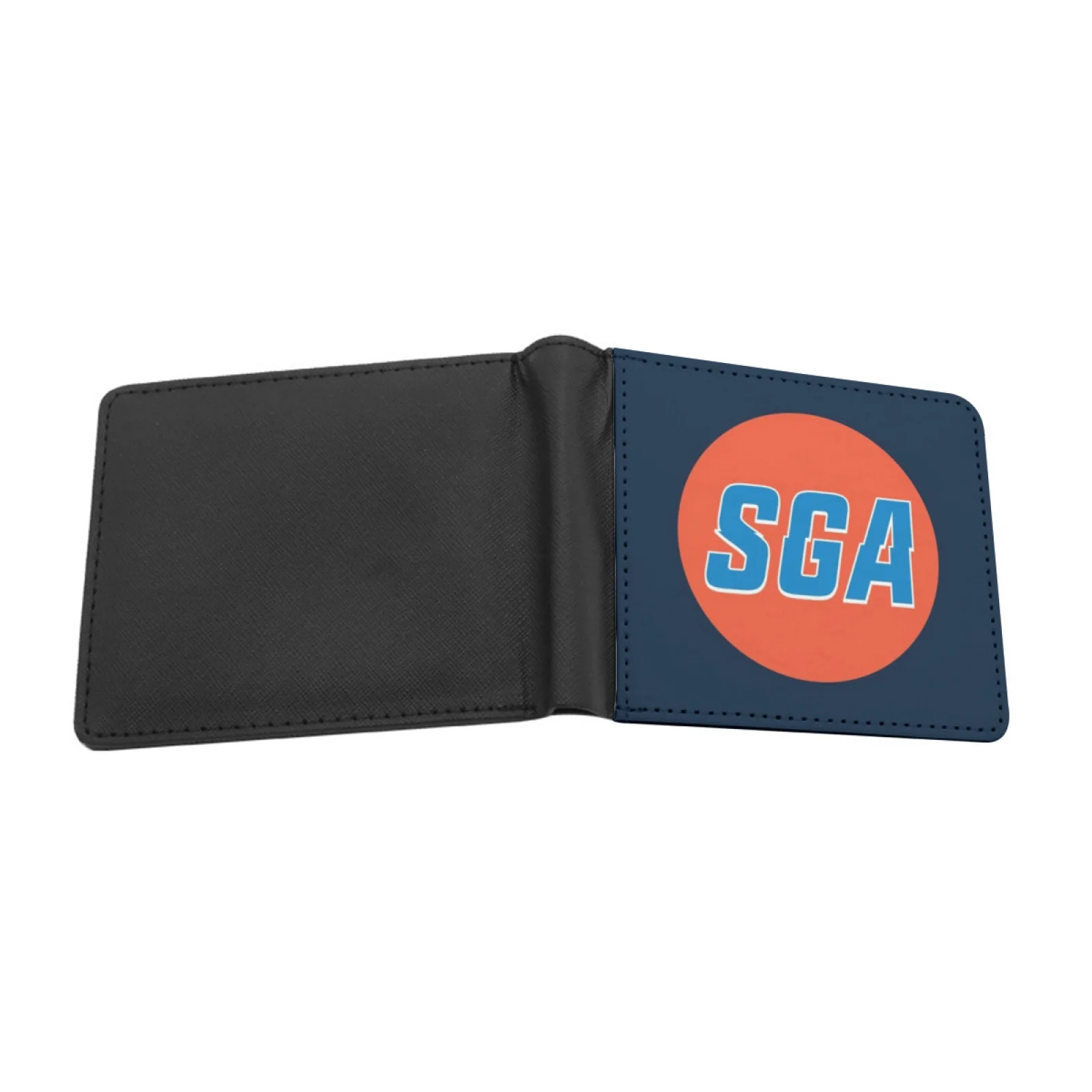 Sga City Basketball Personalized Men's Leather Wallet Card Money Bag Pu Leather Wallet Shai Gilgeous Alexander Gilgeous