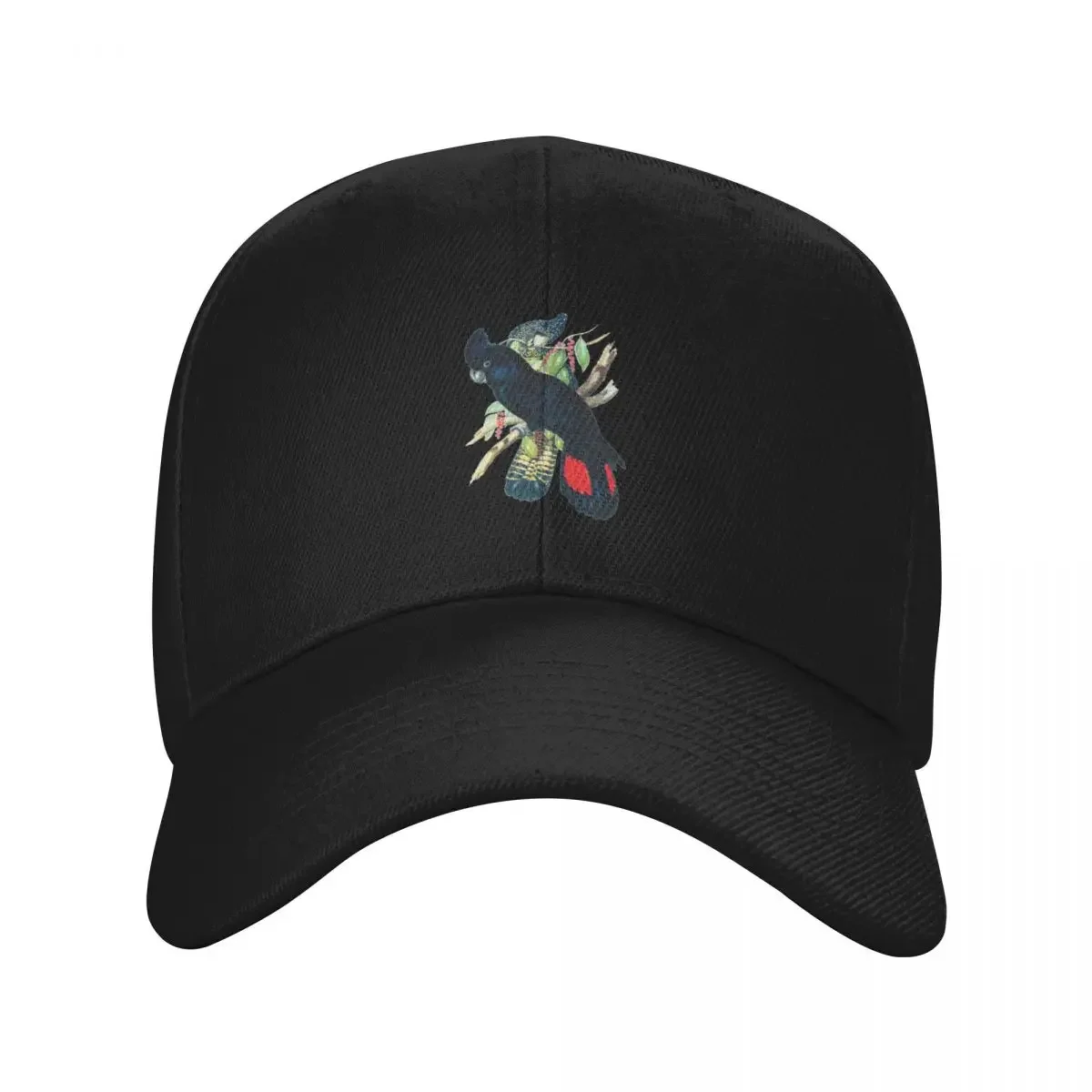 Australian Banksian Black Cockatoo Baseball Cap Rave sun caps luxury woman cap Military Cap Man Man Women's