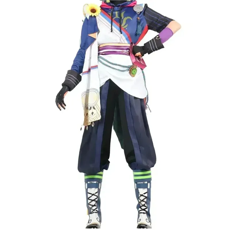 

Игра Genshinimpact Tignari костюмы парик полный комплект Хэллоуин косплей для мужчин и женщин рождественские костюмы x; 2'a,6.h;8'v,