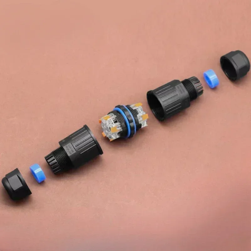 I Shape IP68 Waterproof Connector Junction box 2/3/4/5Pin Terminals Adapter Outdoor Rainproof Wire Connectors Terminal LED Light
