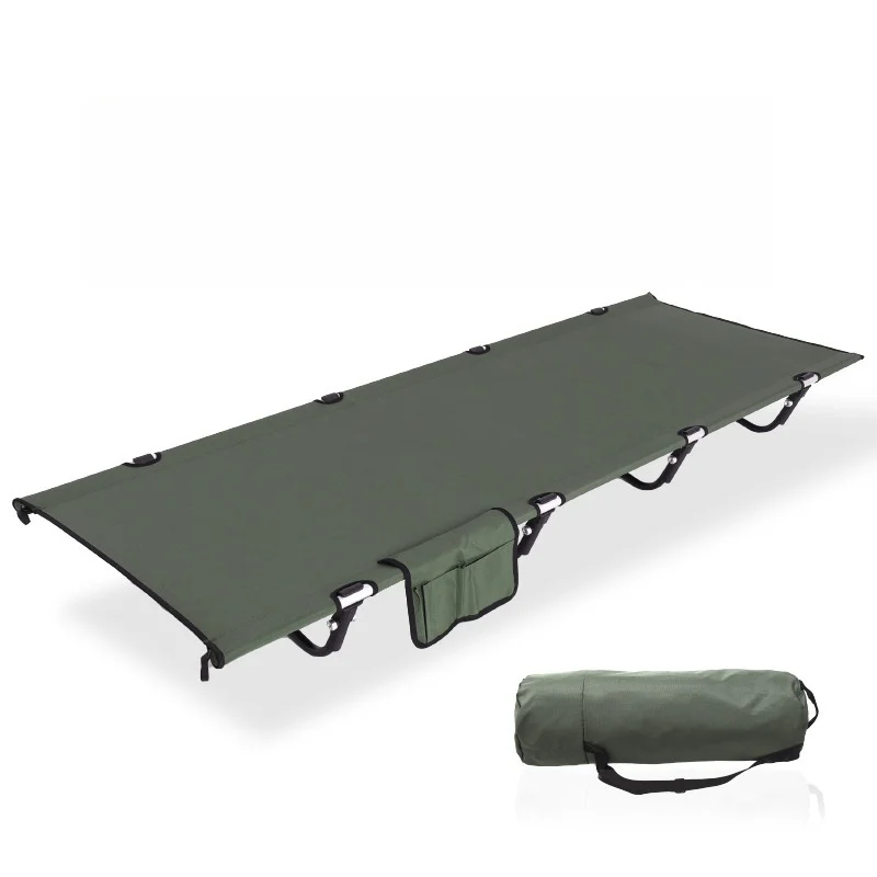 

Single Outdoor Camping Aluminium Folding Bed Modern Design for Lunch Break and Marching Portable and Easy to Set-Up