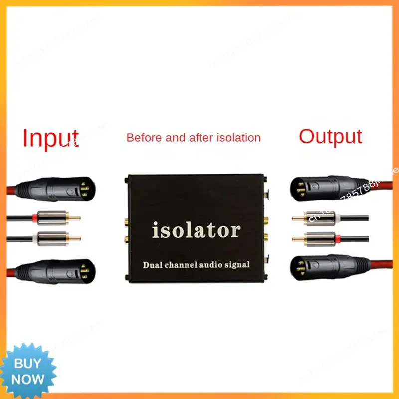 A10R XLR-2R Audio Noise Isolator Anti-Interference Transformer Isolator To Eliminate Common Ground Current Sound