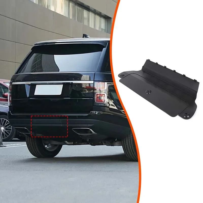 ABS Black For Land Rover Range Rover Vogue 2013-2021 Car Rear Bumper Trailer Covers Decorative Stickers Car accessories LR056298