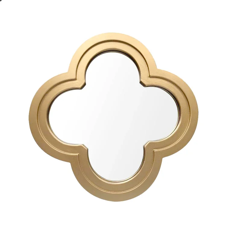 

Decorative mirror wall hanging wall, foyer background wall, living room, light luxury combination, art dining edge mirror