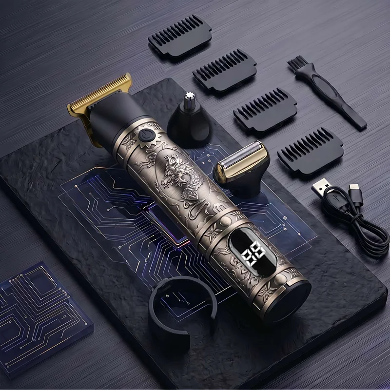 New In Hair Cutting Machine Clipper for Men Barber Shop Trimmer for Men Mower Men's Electric Shaver Haircut Beard Trimmer