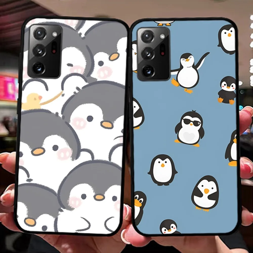 Cute Lovely Penguin Phone Case For Samsung Note 8 9 10 20 pro plus lite M 10 11 20 30 21 31 51 A 21 22 42 02 03