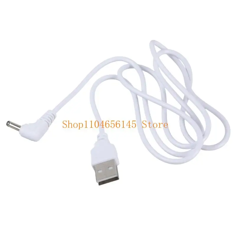 652F 1M Right Angled USB Link Cable 3.5x1.35mm Connection For Sound Equipment Lighting Systems Plastic Build