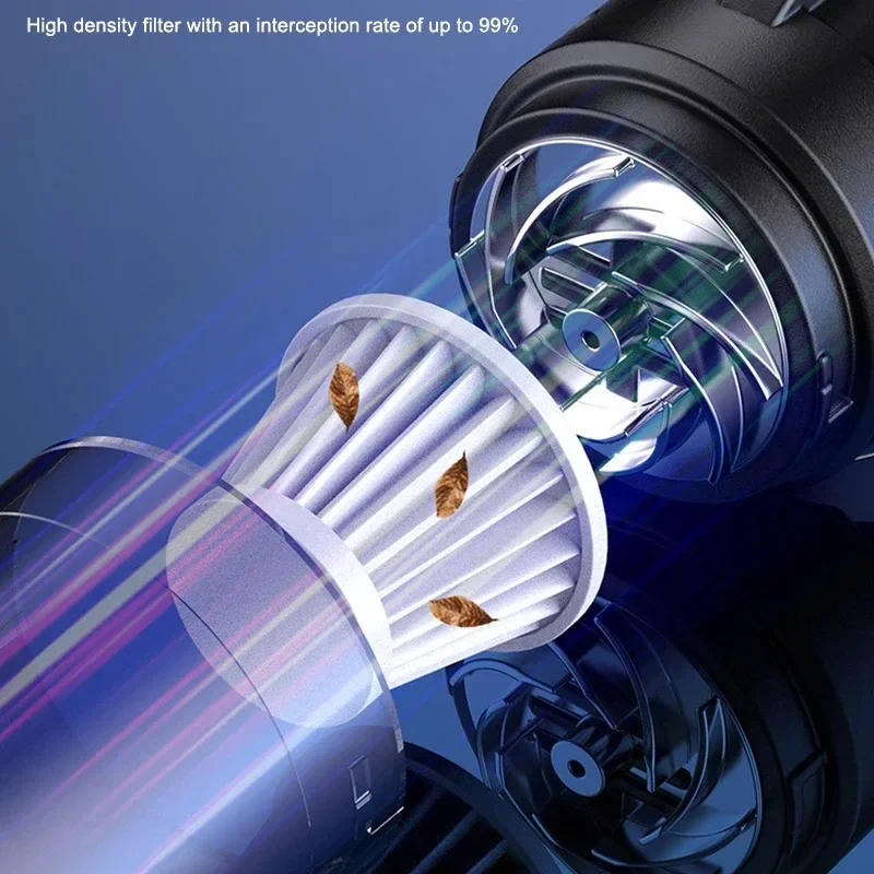 Xiaomi Mijia 6000pa Car Vacuum Cleaner High-power Multifunctional Blowing Suction Handheld Car Vacuum Cleaner For Car Home